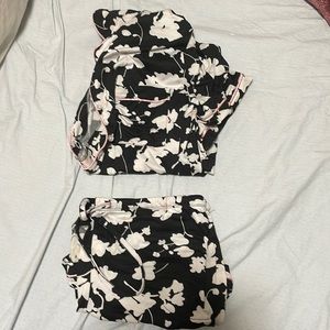 Floral pajama set